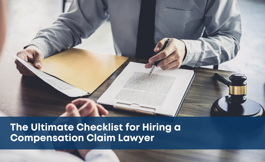 Hiring a compensation claim lawyer